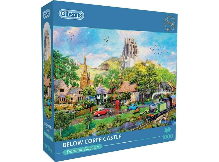 GIBSONS Puzzle Pod hradom Corfe 1000 dielikov