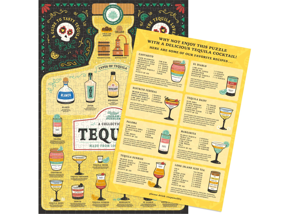 RIDLEY'S GAMES Puzzle Pre milovníkov tequily 500 dielikov
