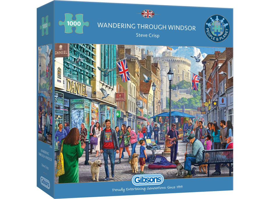 GIBSONS Puzzle Prehliadka hradu Windsor 1000 dielikov