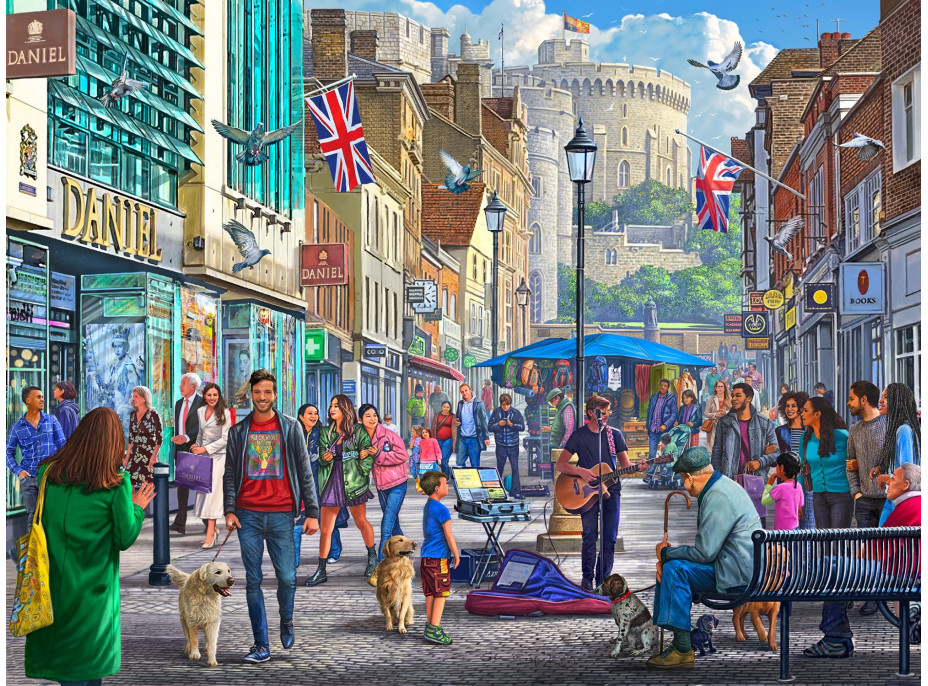 GIBSONS Puzzle Prehliadka hradu Windsor 1000 dielikov