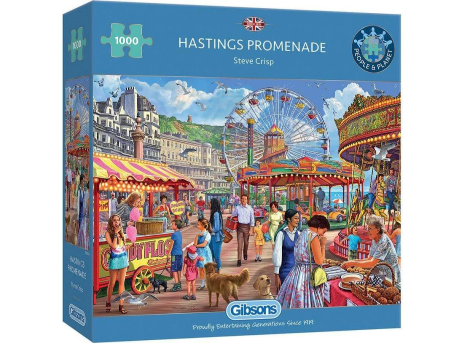 GIBSONS Puzzle Promenáda v Hastings 1000 dielikov