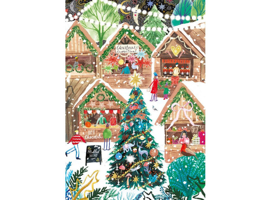 GIBSONS Puzzle Vianoce v Londýne 3x500 dielikov