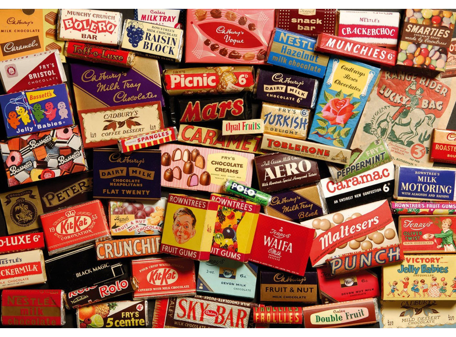 GIBSONS Puzzle Sladké spomienky 50. roky 500 dielikov