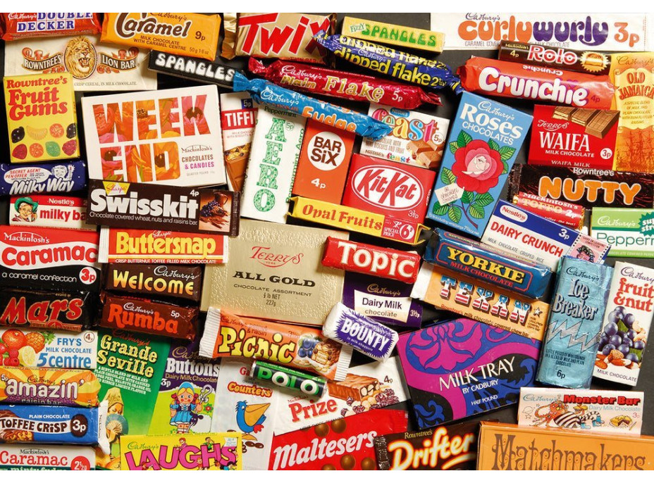 GIBSONS Puzzle Sladké spomienky 70. roky 500 dielikov