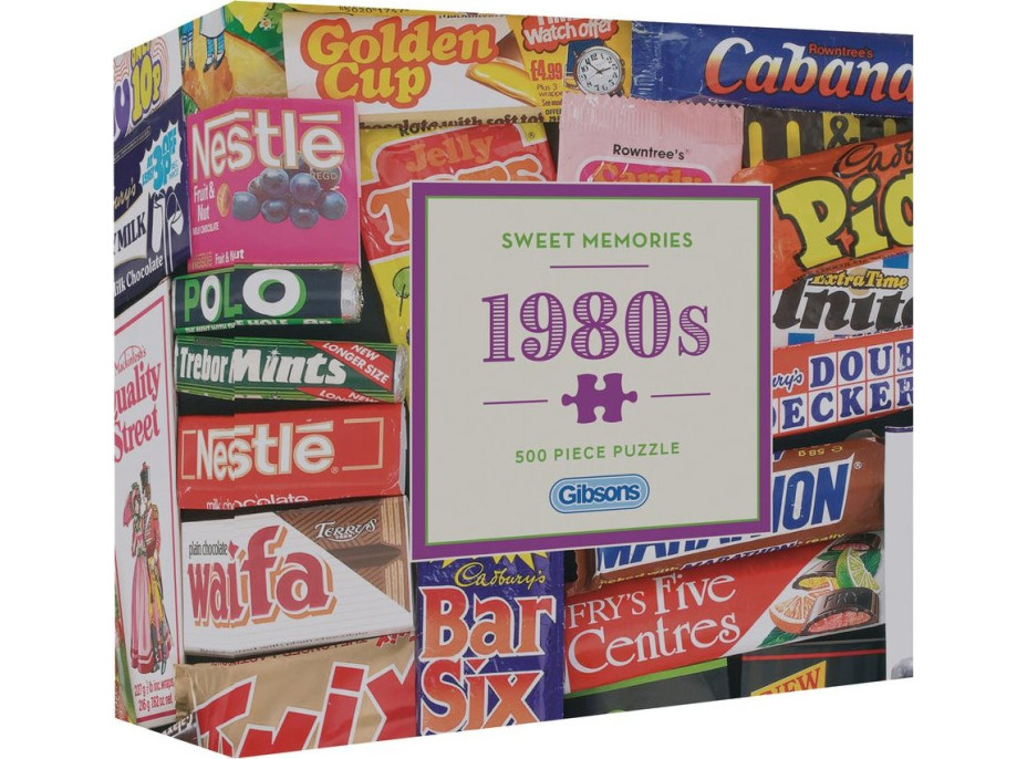 GIBSONS Puzzle Sladké spomienky 80. roky 500 dielikov