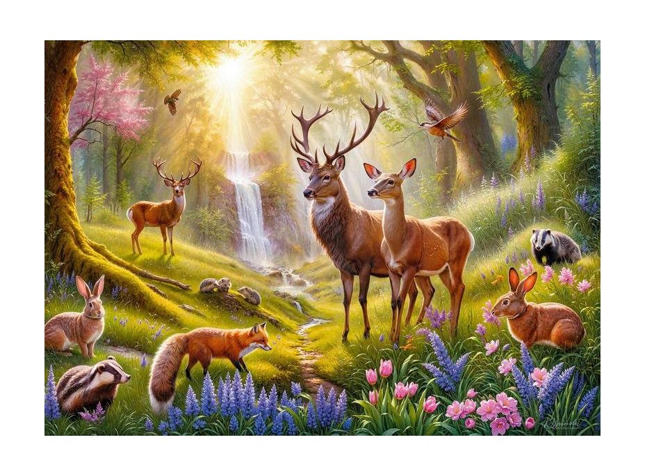 CHERRY PAZZI Puzzle Srdce lesa 500 dielikov