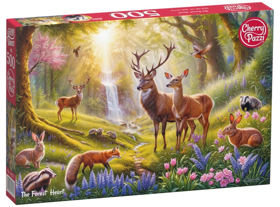 CHERRY PAZZI Puzzle Srdce lesa 500 dielikov