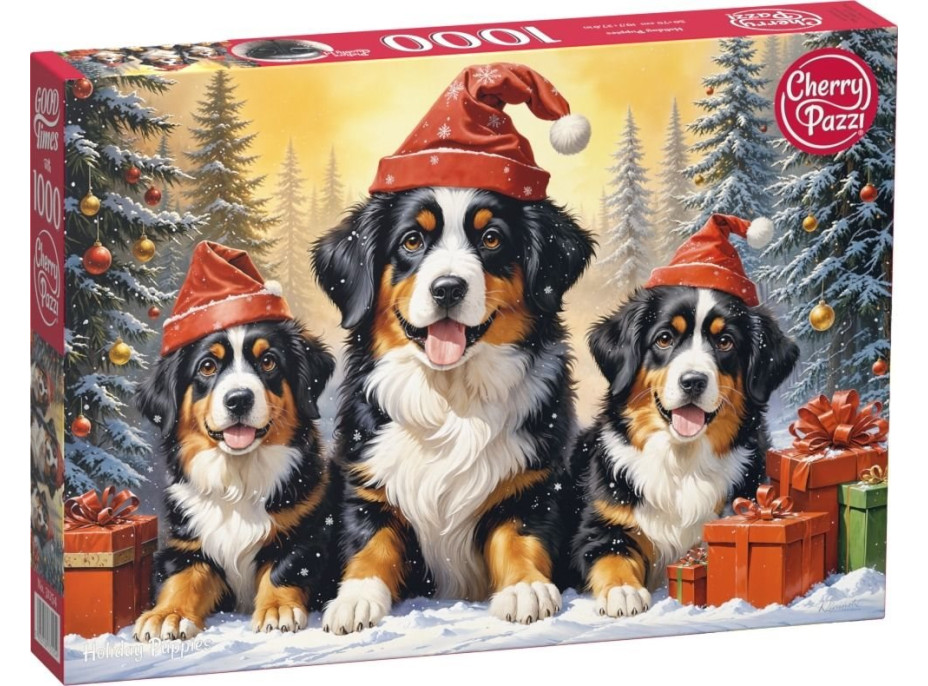 CHERRY PAZZI Puzzle Šteňatá na dovolenke 1000 dielikov