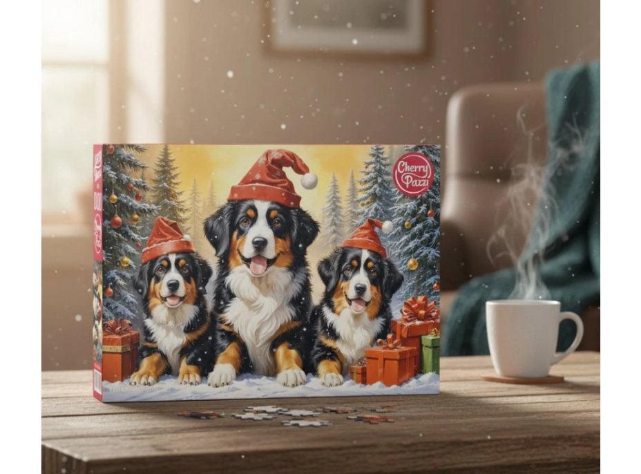 CHERRY PAZZI Puzzle Šteňatá na dovolenke 1000 dielikov