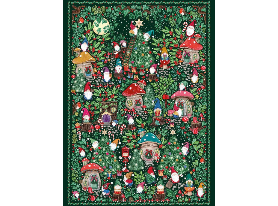 GIBSONS Puzzle The Art File: Vianočná dedinka 1000 dielikov