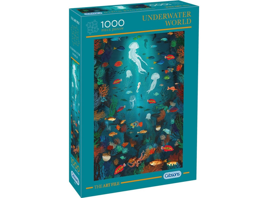 GIBSONS Puzzle The Art File: Podvodný svet 1000 dielikov