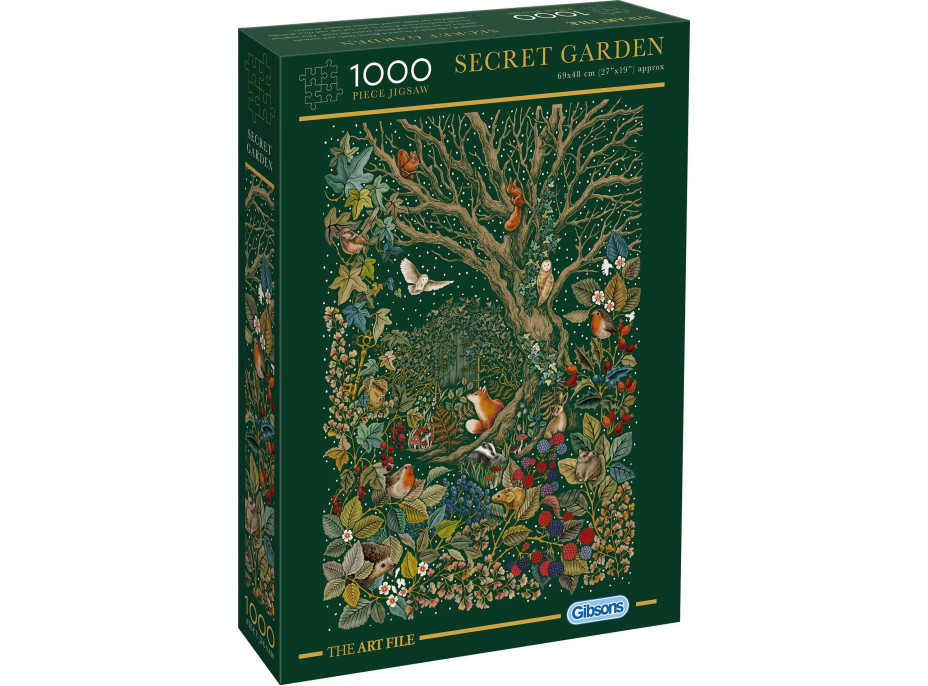 GIBSONS Puzzle The Art File: Tajná záhrada 1000 dielikov
