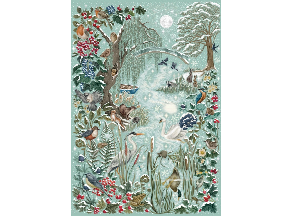 GIBSONS Puzzle The Art File: Zamrznutá rieka 1000 dielikov