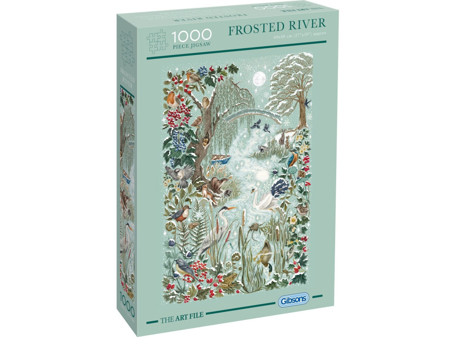 GIBSONS Puzzle The Art File: Zamrznutá rieka 1000 dielikov