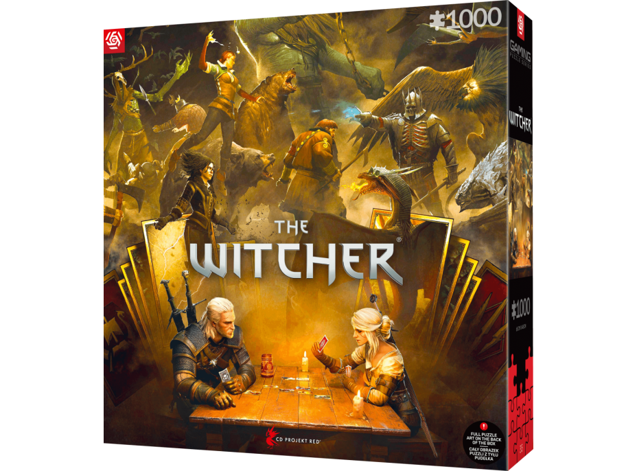 GOOD LOOT Puzzle The Witcher: Playing Gwent 1000 dielikov