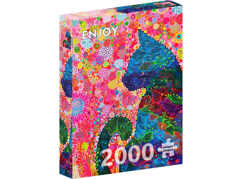 ENJOY Puzzle Túlavá mačka 2000 dielikov