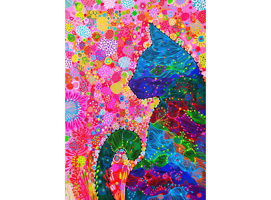 ENJOY Puzzle Túlavá mačka 2000 dielikov