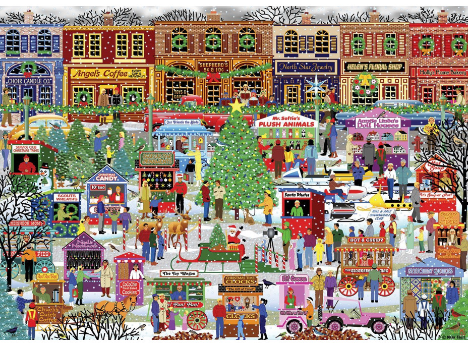 ALIPSON Puzzle Trh Kris Kringle 1000 dielikov