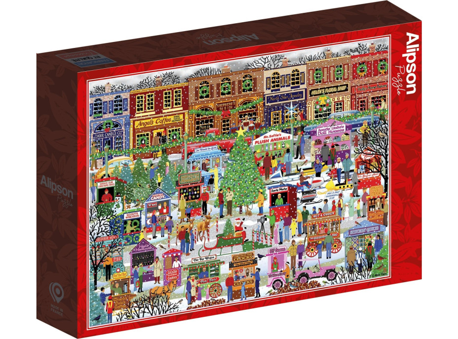 ALIPSON Puzzle Trh Kris Kringle 1000 dielikov
