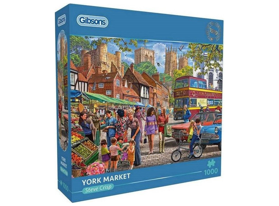 GIBSONS Puzzle Trh v Yorku 1000 dielikov