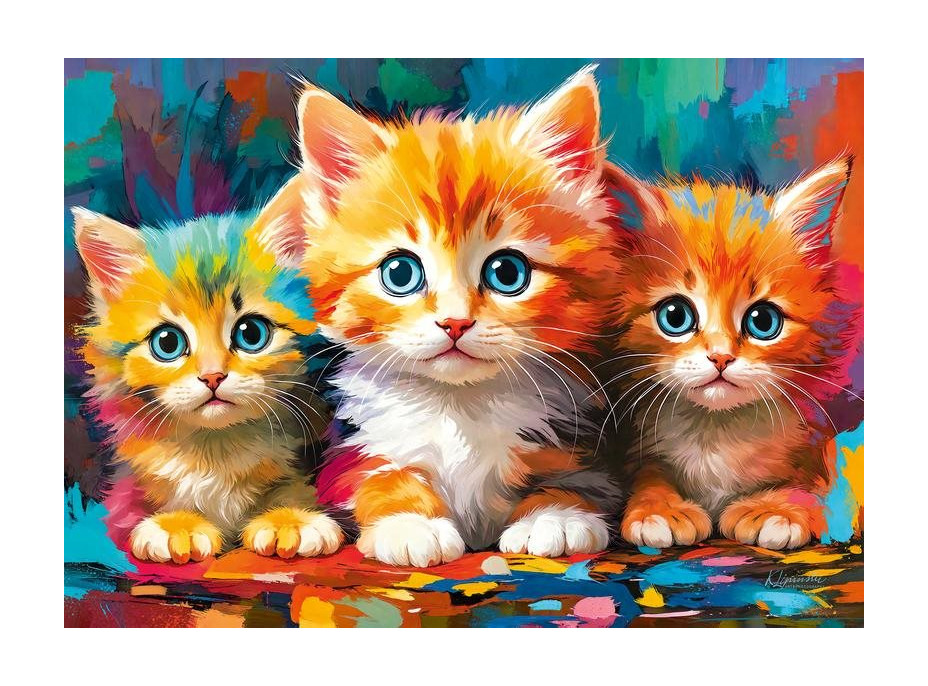 CHERRY PAZZI Puzzle Tri malé srdcia 500 dielikov