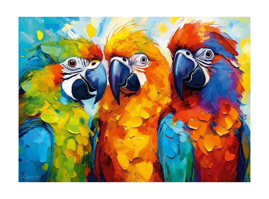 CHERRY PAZZI Puzzle Tropické trio 500 dielikov