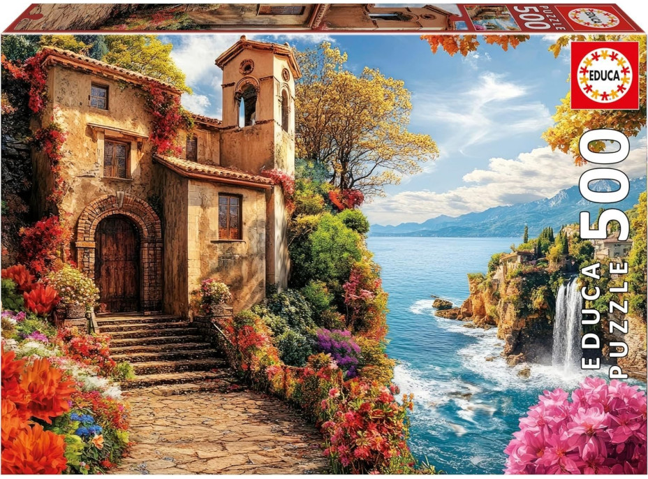 EDUCA Puzzle Vila pri mori 500 dielikov