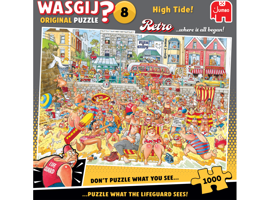 JUMBO Puzzle WASGIJ 8: Príliv 1000 dielikov
