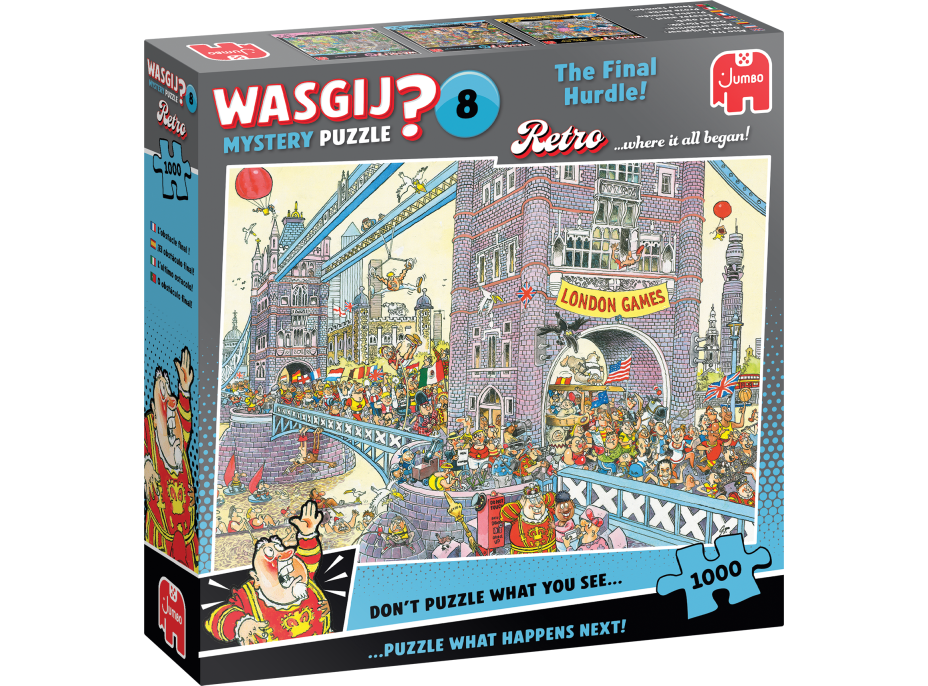 JUMBO Puzzle WASGIJ Mystery 8: Posledná prekážka 1000 dielikov
