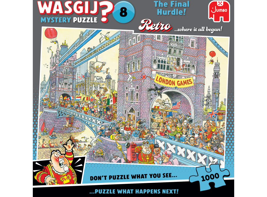 JUMBO Puzzle WASGIJ Mystery 8: Posledná prekážka 1000 dielikov