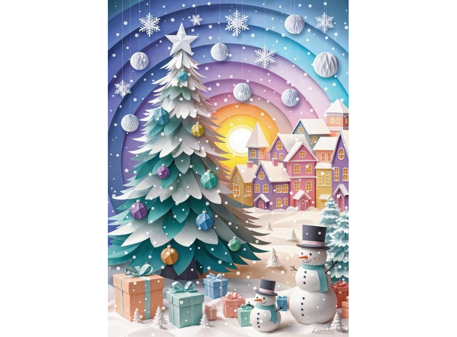 CHERRY PAZZI Puzzle Zimné prianie 500 dielikov