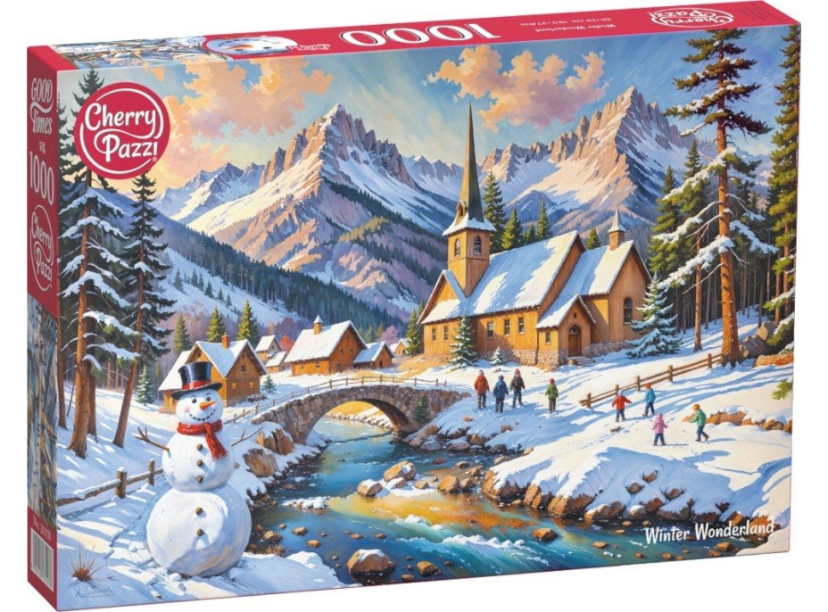 CHERRY PAZZI Puzzle Zimná krajina zázrakov 1000 dielikov