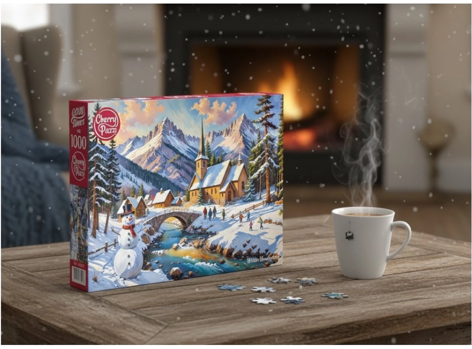 CHERRY PAZZI Puzzle Zimná krajina zázrakov 1000 dielikov