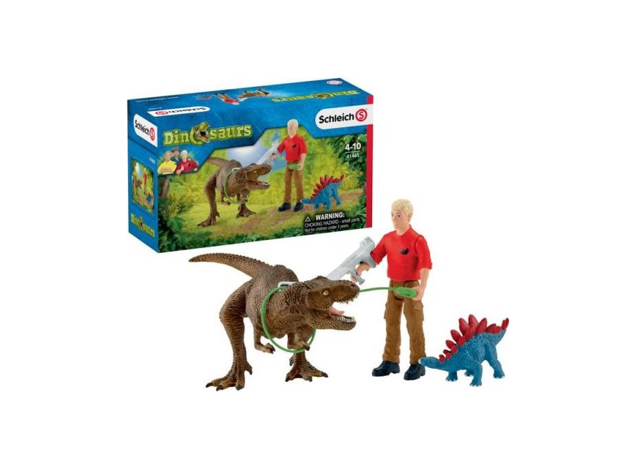 SCHLEICH Dinosaurs® 41465 Útok Tyranosaura Rexa