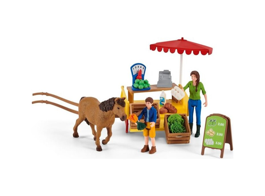 SCHLEICH Farm World® 42528 Mobilný farmársky stánok