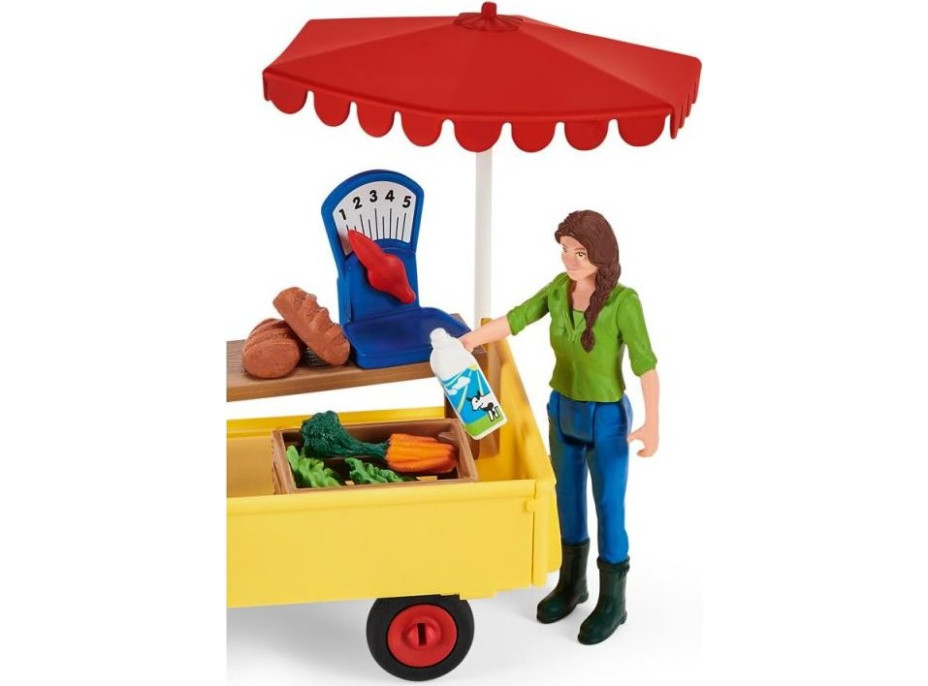 SCHLEICH Farm World® 42528 Mobilný farmársky stánok