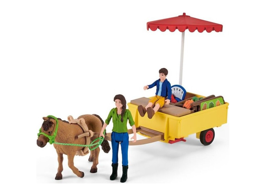 SCHLEICH Farm World® 42528 Mobilný farmársky stánok