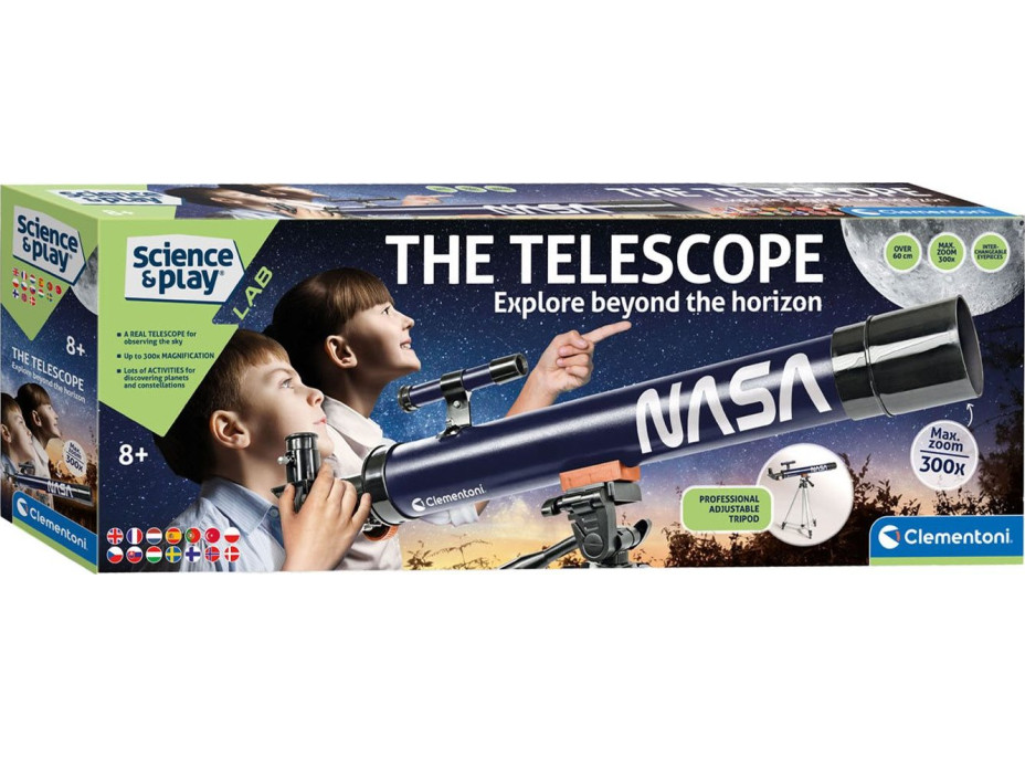 CLEMENTONI Science&Play Teleskop