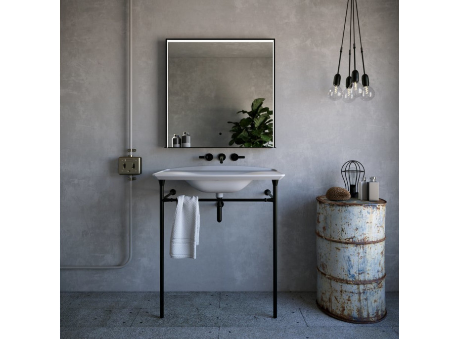 Kerasan THE NEW YORKER konštrukcia pre umývadlo 100cm, čierna mat 927631