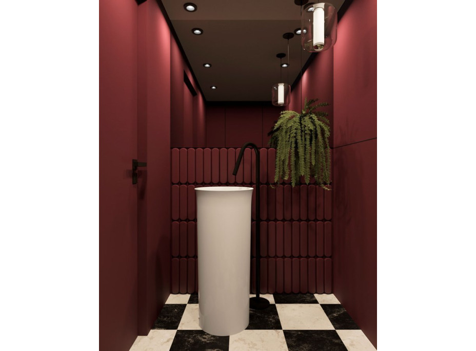 Kerasan THE NEW YORKER keramické umývadlo voľne stojace, 40x89x40cm, biela 564601