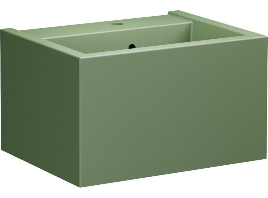 Kerasan KANAAL keramické umývadlo 60x46,5cm, verde mat 574011