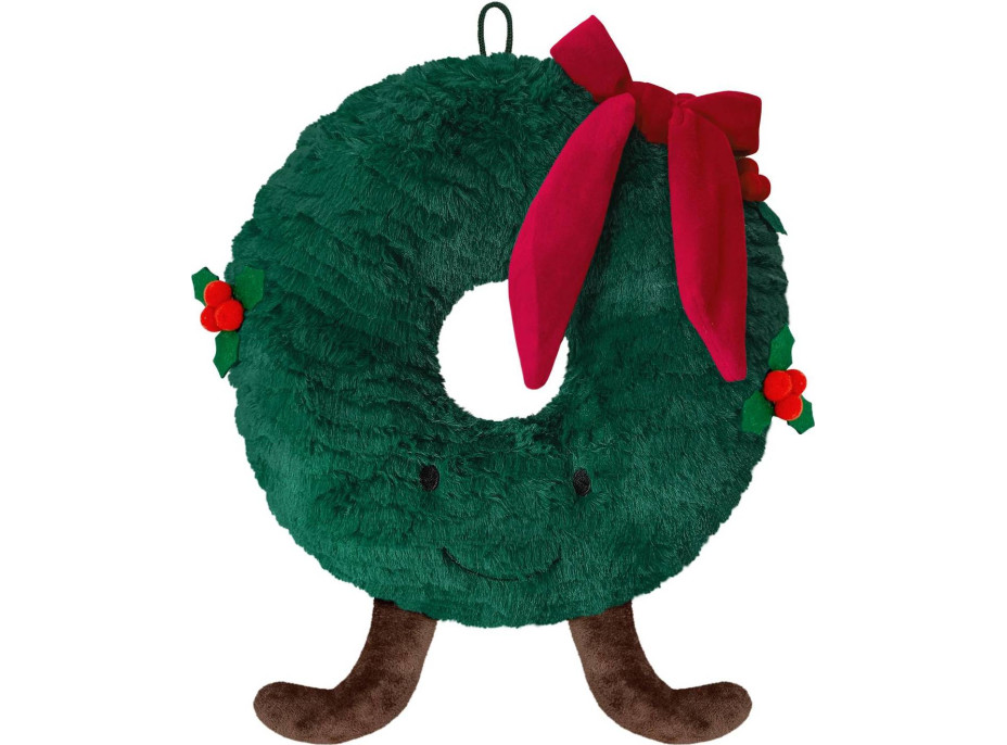 Tvarovaný vankúš VIANOČNÝ VENEC - 35 cm