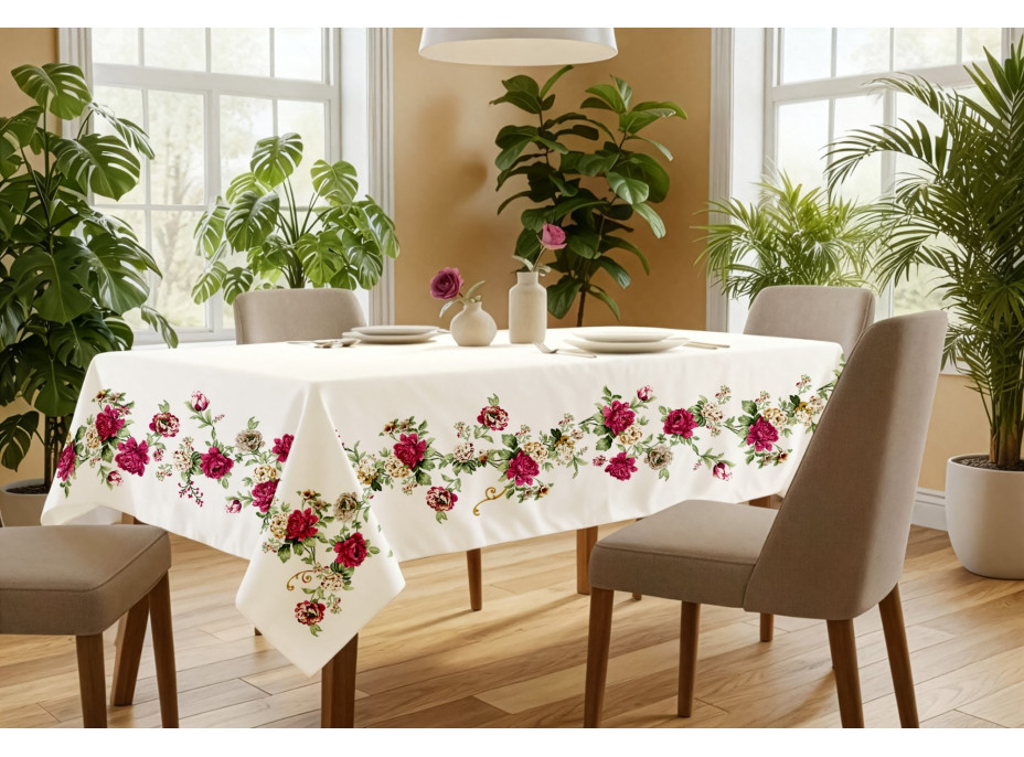 Dekoračný obrus Royal Rose - 140x260 cm