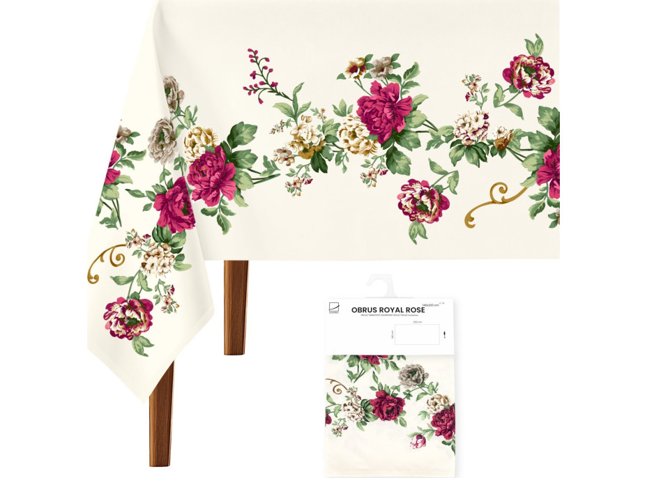 Dekoračný obrus Royal Rose - 140x260 cm