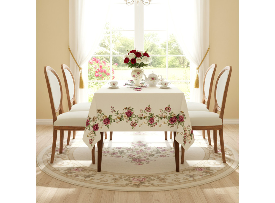 Dekoračný obrus Royal Rose - 140x260 cm