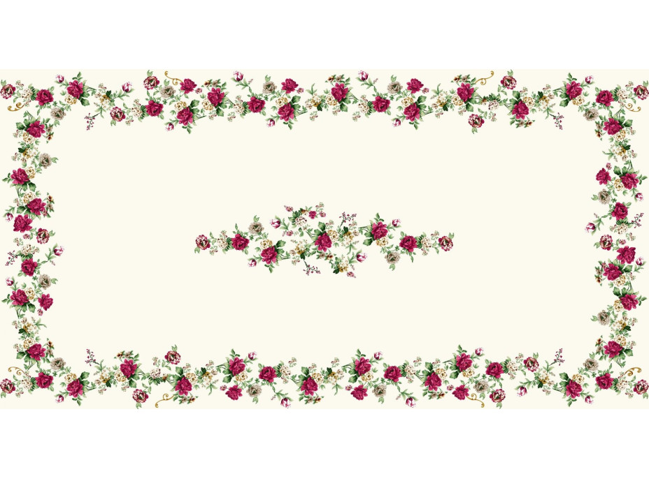 Dekoračný obrus Royal Rose - 140x260 cm