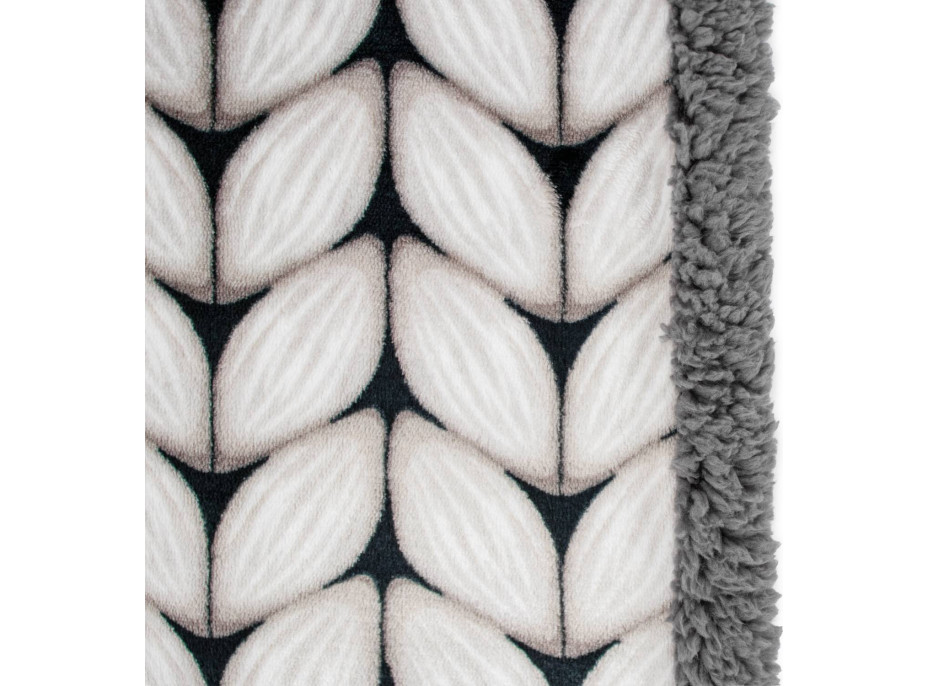 Deka WINTER SHERPA - 150x200 cm - šedá/grafit