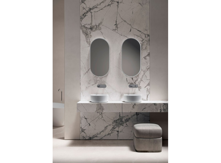 Kerasan OKE keramické umývadlo na dosku, Ø 30cm, biela 554001