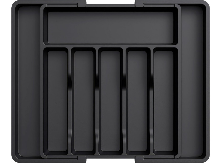 Príborník s nastaviteľnou šírkou GARFO - čierny