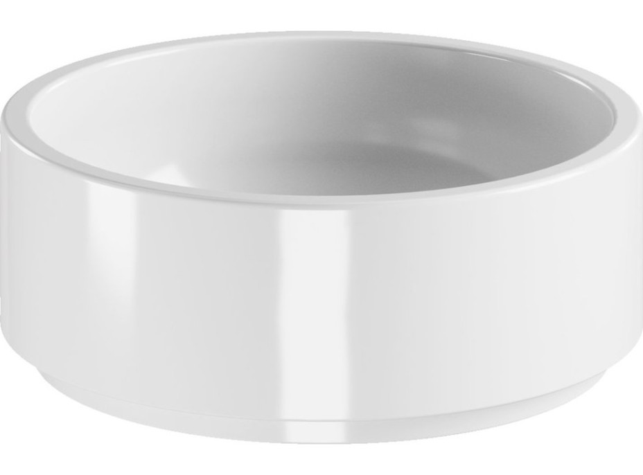 Kerasan OKE keramické umývadlo na dosku, Ø 40cm, biela 554101